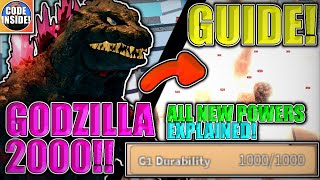 Millennium Godzilla REMODEL EXPLAINED  All New Powers and HOW TO USE THEM  Kaiju Universe [upl. by Annaili290]