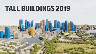 NLA London Tall Buildings Survey 2019  VUCITY fly through [upl. by Anelat]