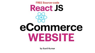 How To Create Complete Ecommerce Website Using React [upl. by Ytsirhk35]