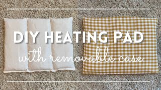 HOW TO MAKE A HEATING PACK  Removable Heating Pad Insert  Beginner Friendly StepbyStep Tutorial [upl. by Dacie]