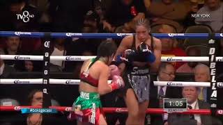 WBAN Belt Amanda quotThe Real Dealquot Serrano Wins WBAN P4P Belt on January 14 2017 in New York [upl. by Aicilehp]