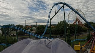 LIGHTNING RUN 5K POV FRONT ROW KENTUCKY KINGDOM [upl. by Liu457]