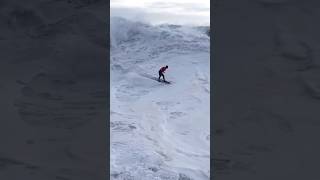 We enjoying surfing in europe portugal nazare waves [upl. by Yesnik]