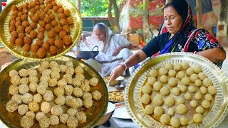 তিলের নাড়ু বানানোর সঠিক নিয়ম  লক্ষী পূজা স্পেশাল তিন ধরণের নাড়ু রেসিপি  Puja special naru recipe [upl. by Padgett]