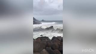 Mais um salvamento de jet ski no quebramar da barra no Rio de Janeiro [upl. by Aiello542]