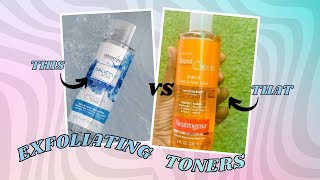 CREIGHTONS VS NEUTROGENA SALICYLIC ACID TONERS [upl. by Aeriela662]