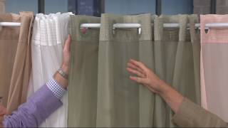 Hookless Luxe Stripe 3 in 1 Shower Curtain on QVC [upl. by Selinda956]