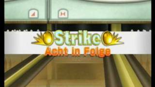 Wii Sports Bowling 300 Perfekt Max Platin [upl. by Reseda]