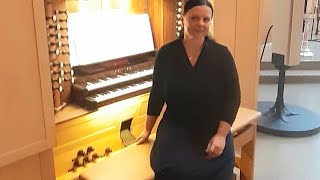 Hovland Ljoset yver landet dagna Played by Olena Yuryeva at the Vaaler church Norway [upl. by Benioff]