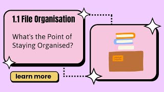 Lesson 11 File Organisation Effective Safe and Responsible Computer Use Mr Kadir binarymaths [upl. by Marmawke]