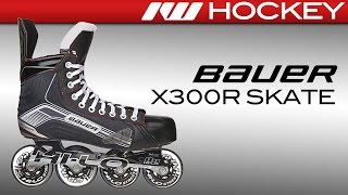 Bauer Vapor X300R Roller Hockey Skate Review [upl. by Nerra]