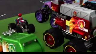 Marshall monster truck theme rescue wheels pups vs a monster mayor video for MarshallPupFan [upl. by Ihsoyim]