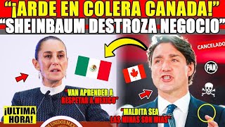 ¡SE SACUDE MEXICO CLAUDIA recibe LLAMADA ¡CANADA LA AM3N4Z4 Y MEXICO RESPONDE OBRADOR Y NOROÑA [upl. by Meredi870]