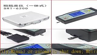 SRT6200 Digital Surface Roughness Tester Profile Gauge Surftest Profilometer Ra Rz [upl. by Aikemit184]