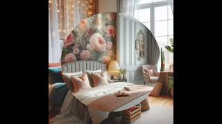 Interior decorating ideasBedroom decoration ideasCottage decorinteriordesign homedecor vintage [upl. by Aierbma]