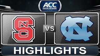 NC State vs North Carolina  2014 ACC Womens Basketball Highlights [upl. by Lyford140]