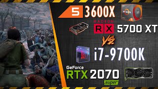 Ryzen 5 3600X  RX 5700XT vs Core i79700K  RTX 2070 Super World War Z Gaming Benchmark Comparison [upl. by Maye]