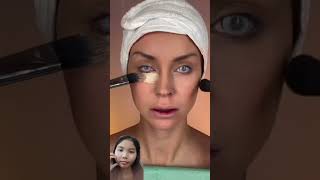 Makeup remover so cool makeup halloween makeuptutorial beauty comment cute love [upl. by Yentroc]