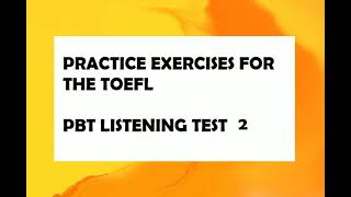 Barron´s TOEFL Model test 1 Listening part 2 [upl. by Ayaladnot761]