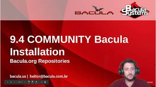 94 Community Bacula Installation [upl. by Nnairak]