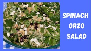 Spinach and Orzo Salad [upl. by Hound]