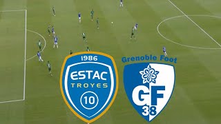 TROYES AC  GRENOBLE Résumé 00  LIGUE 1  20242025 [upl. by Erodavlas]