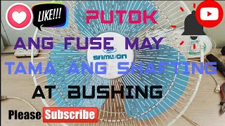 How to Repair Fan Busted Fuse Change Bushings and Shafting [upl. by Ilarin284]