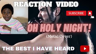 THE BEST I HAVE HEARD SO FAR🥹DAN VASCOH HOLY NIGHTREACTION VIDEOdanvasc metalsinger [upl. by Trab]