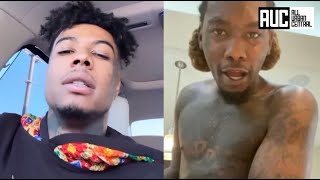 quotMake An Example Out Of Youquot Blueface Gets Offset quotTouchedquot After Sending Threats Over Cardi B [upl. by Notrab]