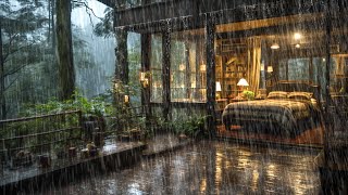 【2M】 Cozy Bedroom in the Rainy forest ☔️ Let window open to a deep sleep instantly 😴 [upl. by Lannie]