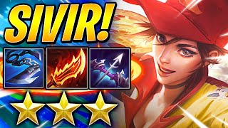 ⭐⭐⭐ 3 Star SIVIR HYPER CARRY  TFT SET 8 RANKED I Best Comps I Teamfight Tactics Guide [upl. by Ettenan681]