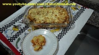 Batata gratinada com frango Explicado passo a passo [upl. by Enael]