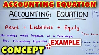 Accounting Equation  Class 11  CA Foundation  By Saheb Academy [upl. by Moclam982]