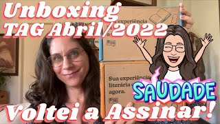 UNBOXING da TAG Inéditos e Curadoria  Abril de 2022 💓 [upl. by Norford]