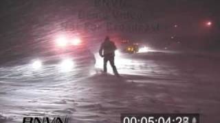 04072003 Bad winter weather and winter driving video [upl. by Etnomal]