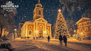 Peaceful Instrumental Christmas Music 🎄 Relaxing Christmas music quotSnowy Christmas Nightquot [upl. by Chuipek681]