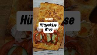 Gesundes Rezept LowCarb High Protein  viraler Hüttenkäse Wrap [upl. by Ahsyen]