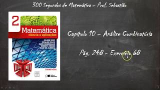 ANÁLISE COMBINATÓRIA  Exercício 68  Combinação  Pontos sobre Retas [upl. by Walcott558]