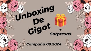 Unboxing de Gigot 🎉🍾 Campaña 092024  Sorpresas 🎉 [upl. by Ethbun524]