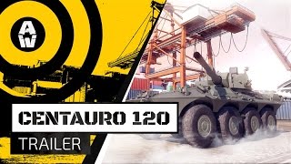 Armored Warfare  Centauro 120 Tank Destroyer Trailer [upl. by Annatnom]