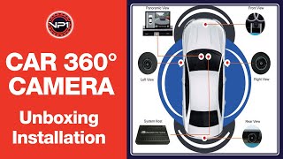 VP1 Car 360 Degree Camera Unboxing and Installation [upl. by Llatsyrc489]