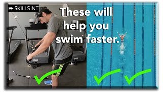 25 gym exercises to help you swim faster Workout 10 Free PDF guide [upl. by Bradski867]