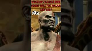 Zoos Zoos thats it 😂 shorts kratos memes zeus godofwar [upl. by Raf]