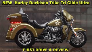 NEW Harley Davidson Trike Tri Glide Ultra  First Drive amp Review [upl. by Silsby]