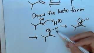 OrgoChemSimplfied  KetoEnol Tautomerization 1 [upl. by Bayer279]