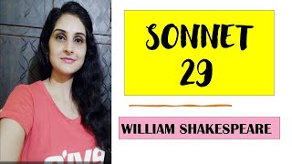 SONNET  29  WILLIAM SHAKESPEARE [upl. by Bremble]