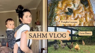 Cozy Autumn Vlog Decorating Sourdough Cookies SAHM [upl. by Neelahs189]