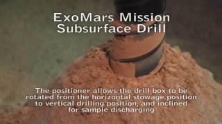 The ExoMars drill  footage from testing [upl. by Franklyn]