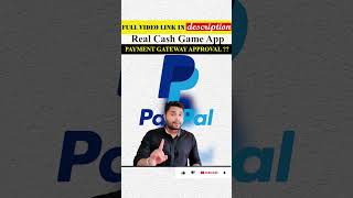 Real Cash Game App  How to Get Payment Gateway Approval   paymentgateway games [upl. by Evvie]