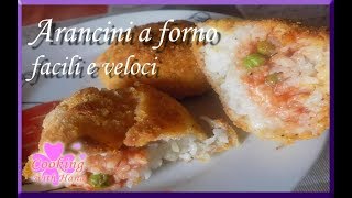 Arancini Al forno  Facili e veloci pronti in 5 MINUTI [upl. by Barnebas58]